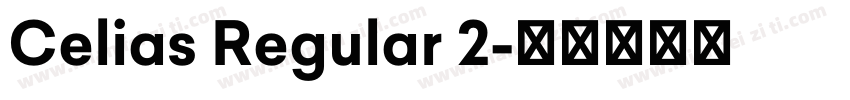 Celias Regular 2字体转换